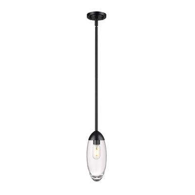 Luminaire suspendu en forme de goutte à 1 lumière Trumbauersville