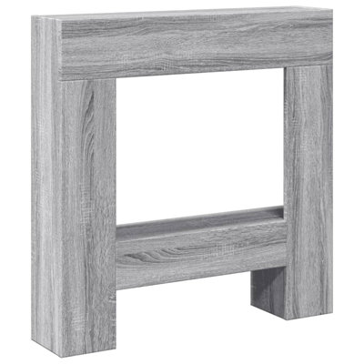 Fireplace Surround 81X18x82 Cm Engineered Wood