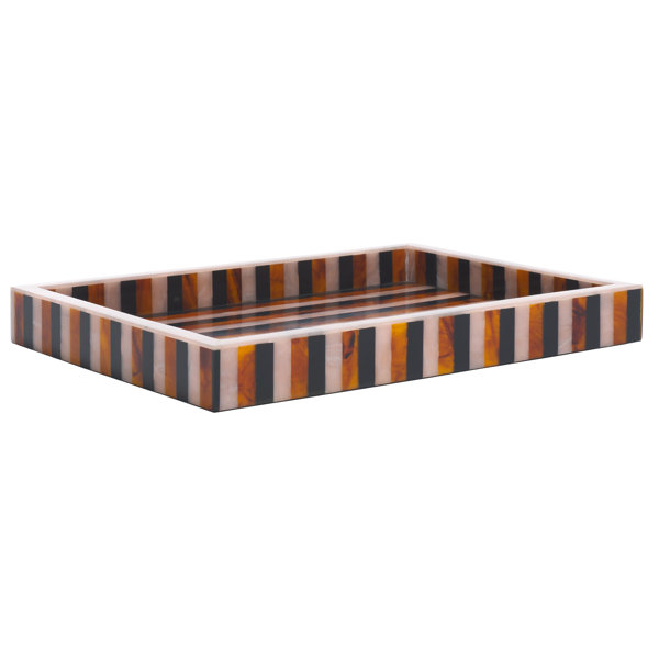 Ina Resin/Mdf Rectangle Tray