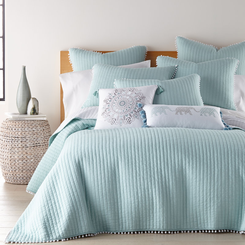 Couette double Pom Pom Blue Haze