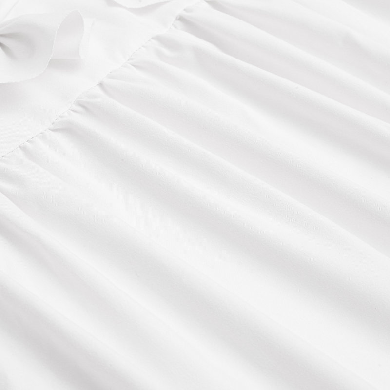Rideau de douche Luxury Luxury Butterfly Flower, Blanc