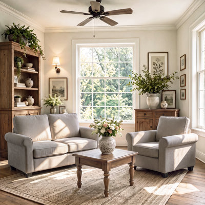 Carter 2 Piece Loveseat Living Room Set