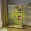 Vitrine moderne en verre avec lumières DEL