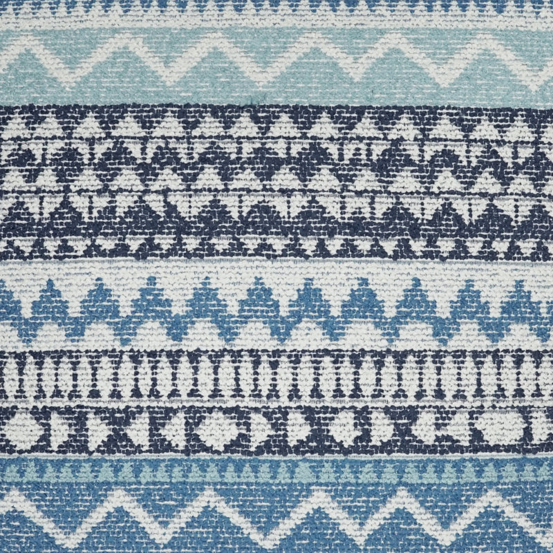 Naya Square Pillow Cover & Insert, Square 20", Azure