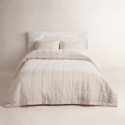 French Linen Box Stitch Quilt