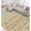One-of-a-Kind Hand-Knotted High-Quality Area Rug in Gold/Gray