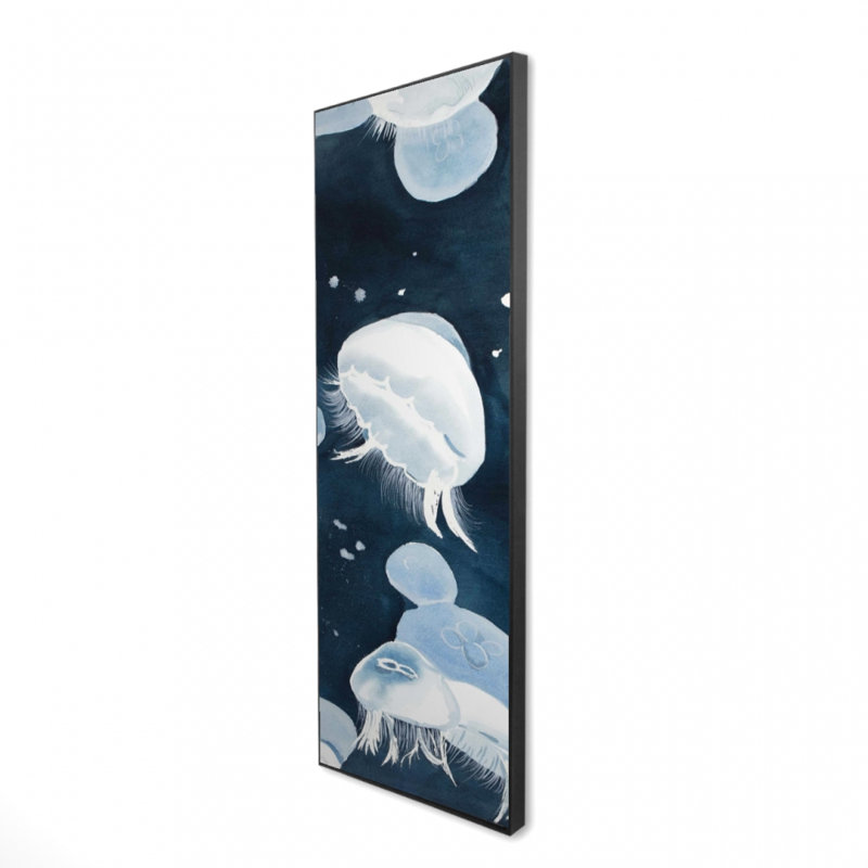 «Jellyfishs» sur toile, H 60 po x l 20 po