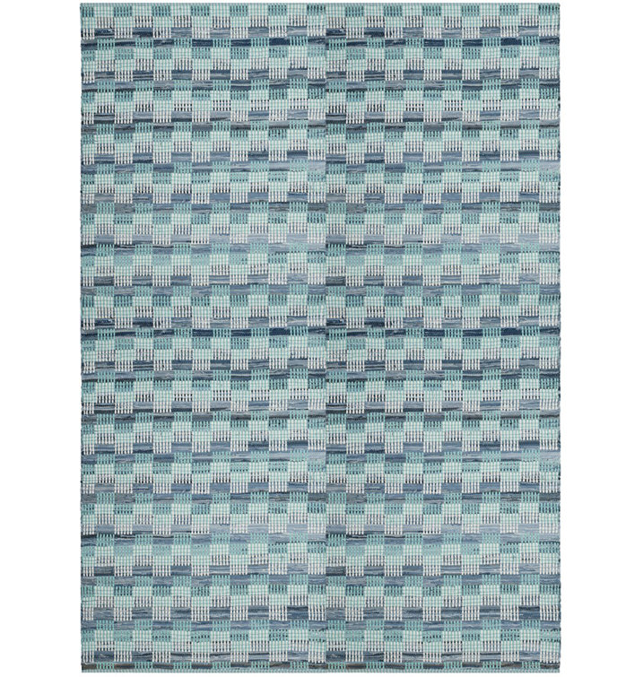 Haqeem Hand Woven Cotton Geometric Rug