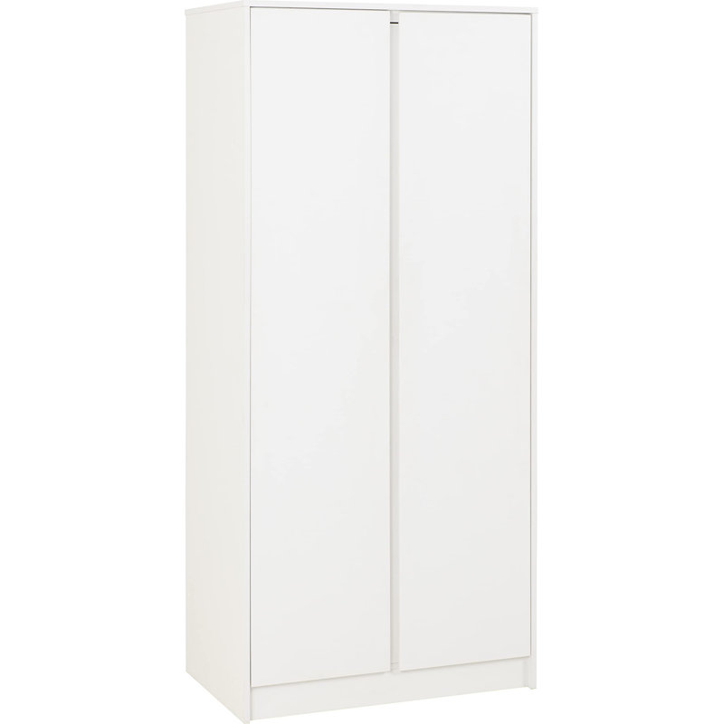 Braunstein 2 Door Wardrobe, White