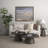 Dark Brown Wood Tapered Drum Nesting Coffee Tables