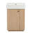 bathroom vanity with ceramic sink