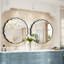 Nordic Round Bathroom Framed Mirror Wall Hanging-995030475-995030474