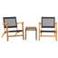 Renko 2 - Person Wicker Patio Dining Set with Square Table-1280117588-1280117589