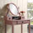 Makeup Vanity Table and Stool Set-730711212
