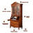 American-style Solid Wood Bookcase-Desk Combo
