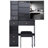 29.2" Vanity Table With Mirror And Storage For Small Space-1284189866