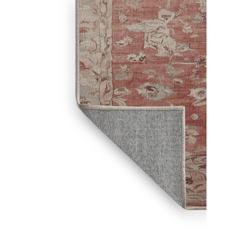 Tapis brun lavable à la machine, Rectangle de 5 pi x 8 pi