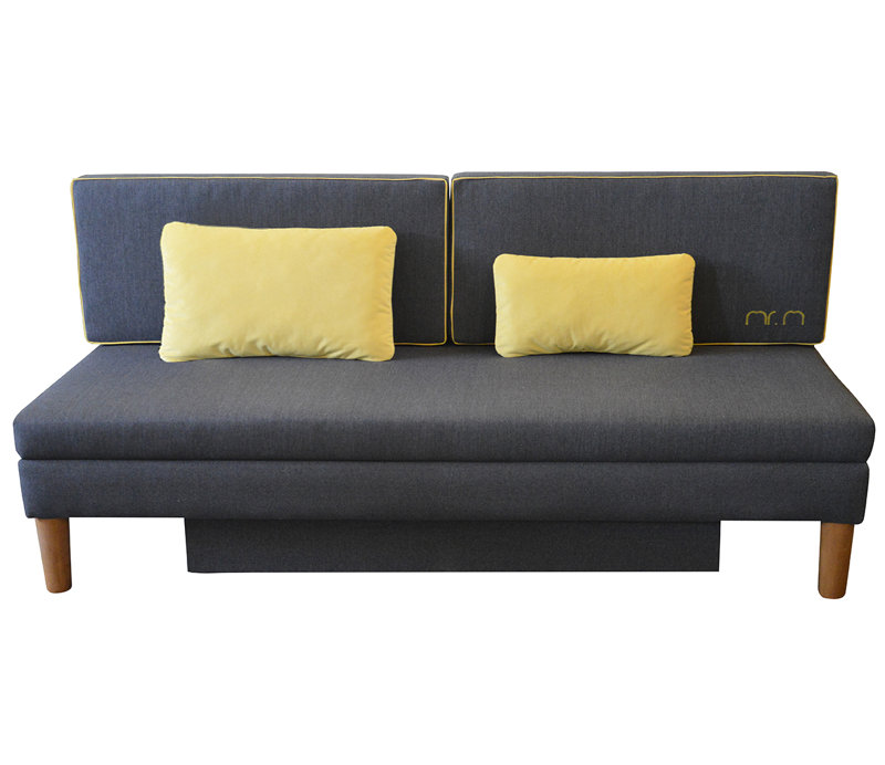 Mr.M 3 Seater Sofa Bed, Graphite