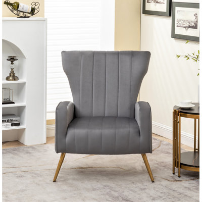 Ceijay Velvet Armchair