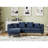 L Shaped Sectional Sofa , Convertible Storage Ottoman,Square Arm, Modern Tufted Couch ,3 Seater, And Nailhead-2015909783