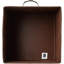 Poignées de bacs de rangement pour cubes, tissu pliable, paquet de 6, 13 po x 13 po x 13 po, brun-119337913