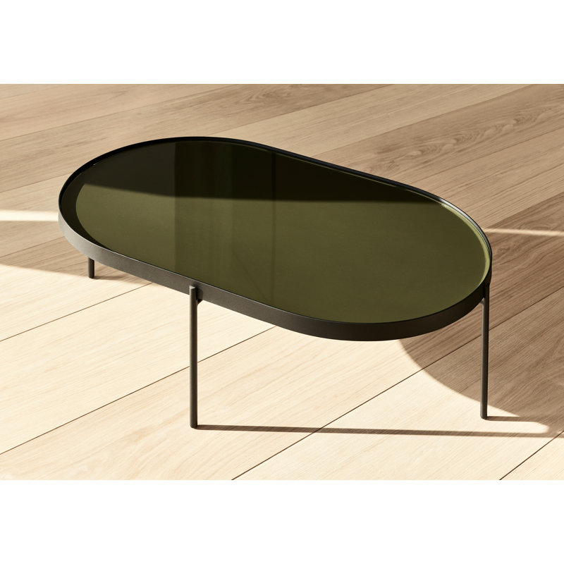 Norm Architects Coffee Table, 13.8" H x 38" L x 19.5" W, Brown