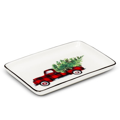 Camion Ludovika Buffalo Check avec plateau de service pour arbre