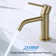 Modern Single-Hole Single-handle Bathroom Faucet with Drain Assembly