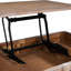 Table basse à plateau relevable Totiyana avec espace de rangement intérieur et tablette-995053780