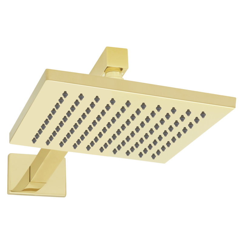 Bliss Complete Shower System with Rough-in Valve, Polished Gold