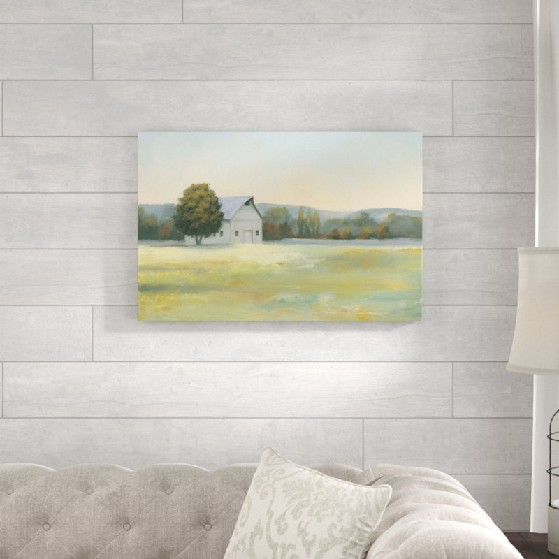 Morning Meadows II by James Wiens - Painting Print, Wrapped Canvas, 51cm H x 76cm W