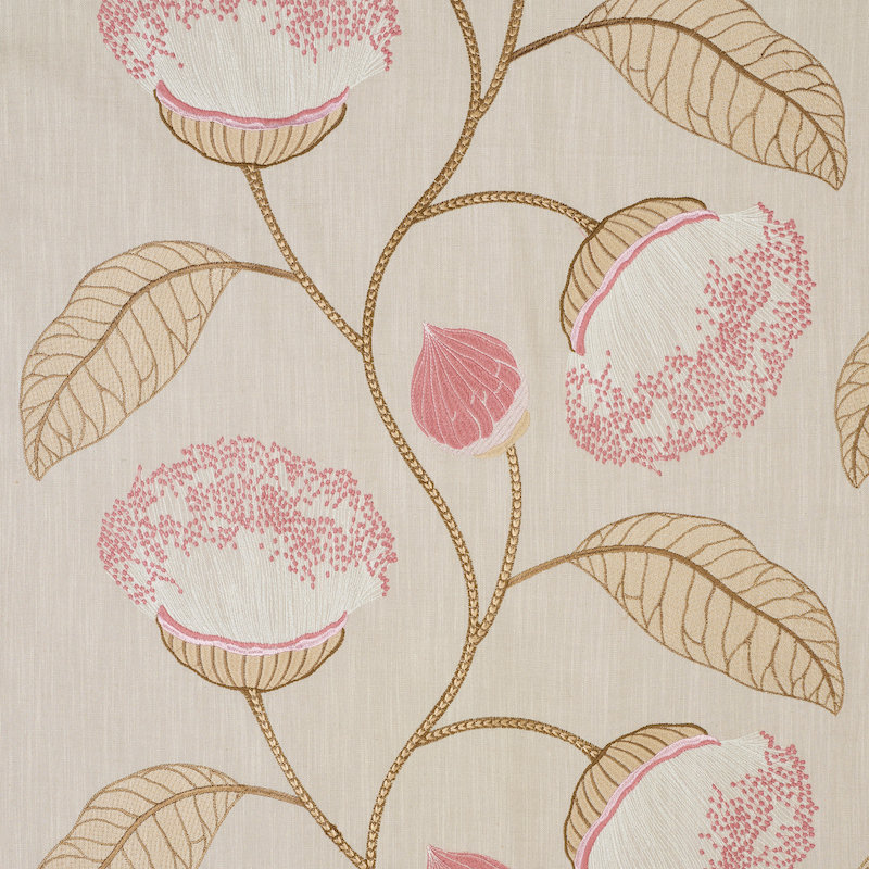 Celinda Embroidery Fabric, Pink