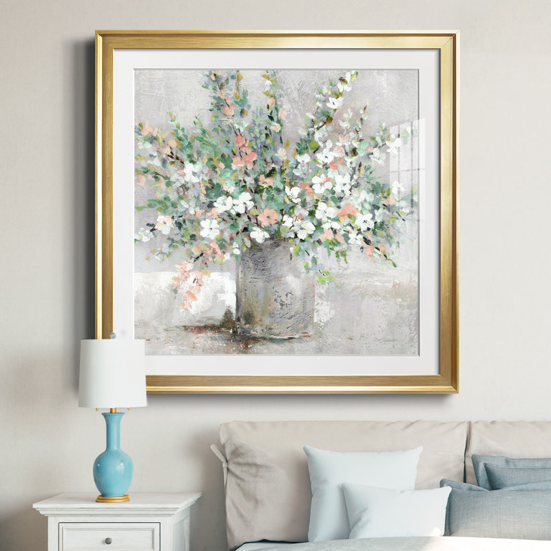 Farmhouse Retreat - Peinture encadrée, H 34,5 po x l 34,5 po x P 1,5 po, Encadrement doré