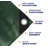 Heavy Duty 100' X 100', Green, Waterproof Tarpaulin Cover 7 Mil Thick with Reinforced Edges and Metal Grommets for Camping, Roofing, Pool and Boat Protection-67633178
