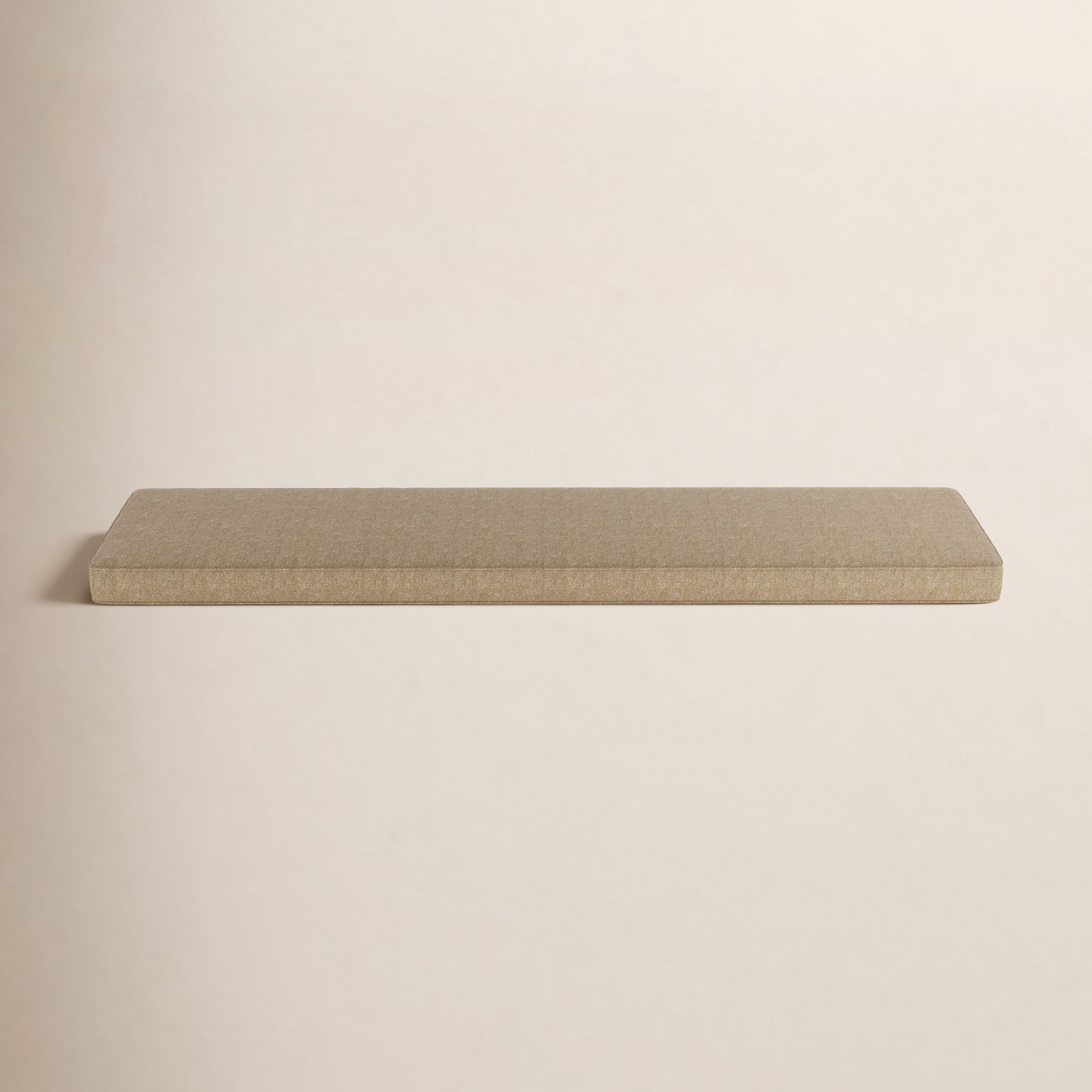Jayapura Sunbrella® Seat Cushion, 44" W x 18" D, Spectrum Mushroom Sunbrella® Plainweave