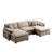Warm And Cozy Living Room Sofa With Pillows, Upholstered Deep Seat Corduroy Sofa-106554202-126533308