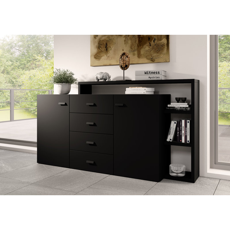 Carnahagh 180cm Sideboard, Black