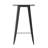 Greory Round Commercial Indoor/Outdoor Poly Bar Top Restaurant Table with Steel Frame-2030712420-2030712421