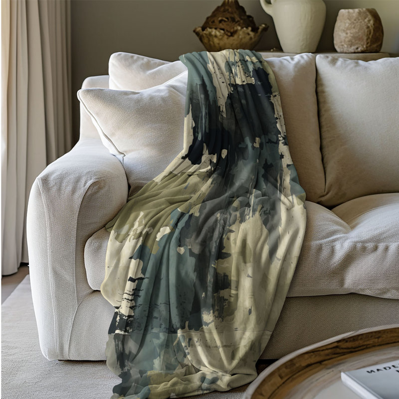 Mélange Camo - couverture de qualité supérieure 1 pièce, Lit simple