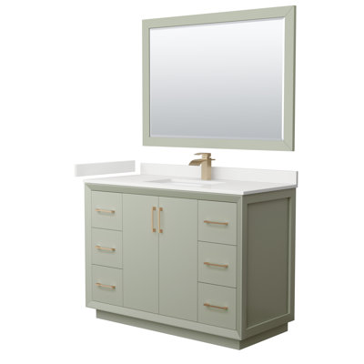 Meuble-lavabo simple avec plateau Strada 48