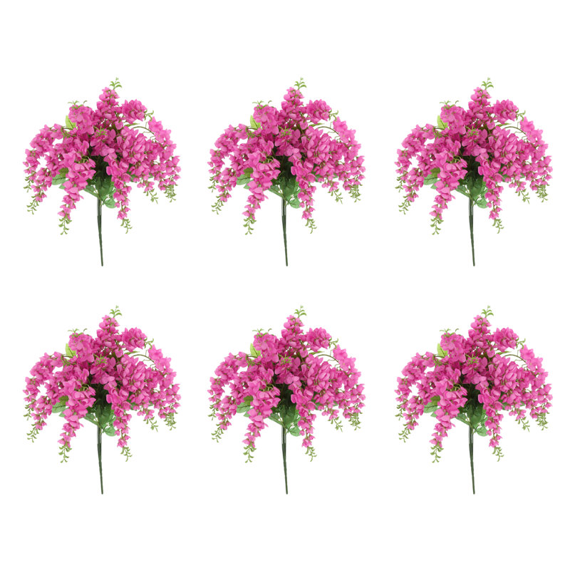 Wisteria Stem - Set of 6, Pink