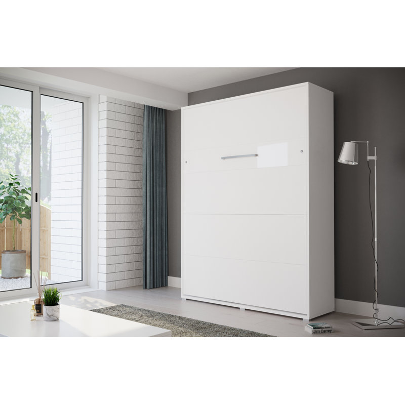 Dela Bed, European Kingsize (160 x 200cm), White