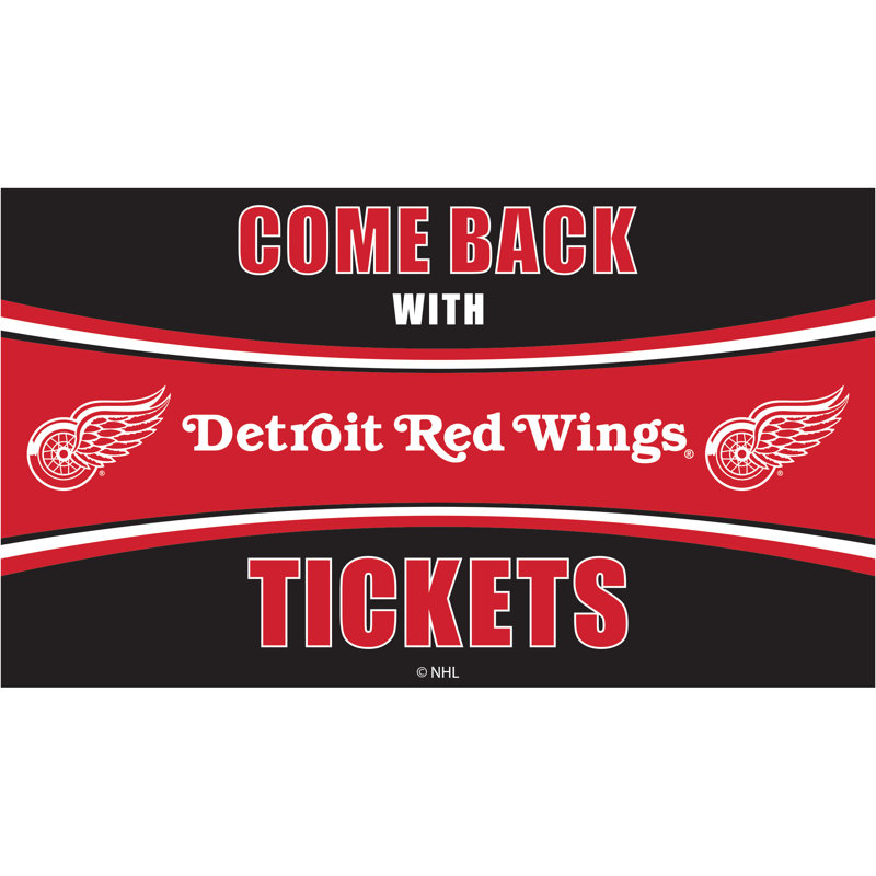 Paillasson en PVC, NHL Detroit Red Wings
