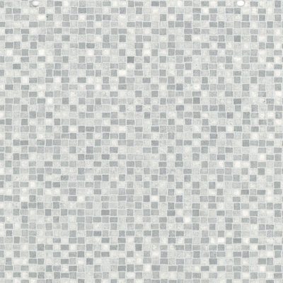 Silver Grey Anti Slip Stone Effect Vinyl Flooring For LivingRoom, Kitchen, 2.8mm Thick Vinyl Sheet 200cm X 400cmk