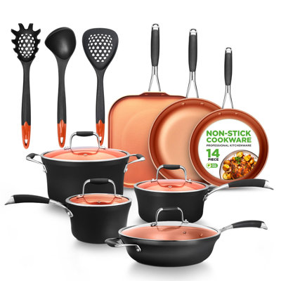14 - Piece Stainless Steel Cookware Set