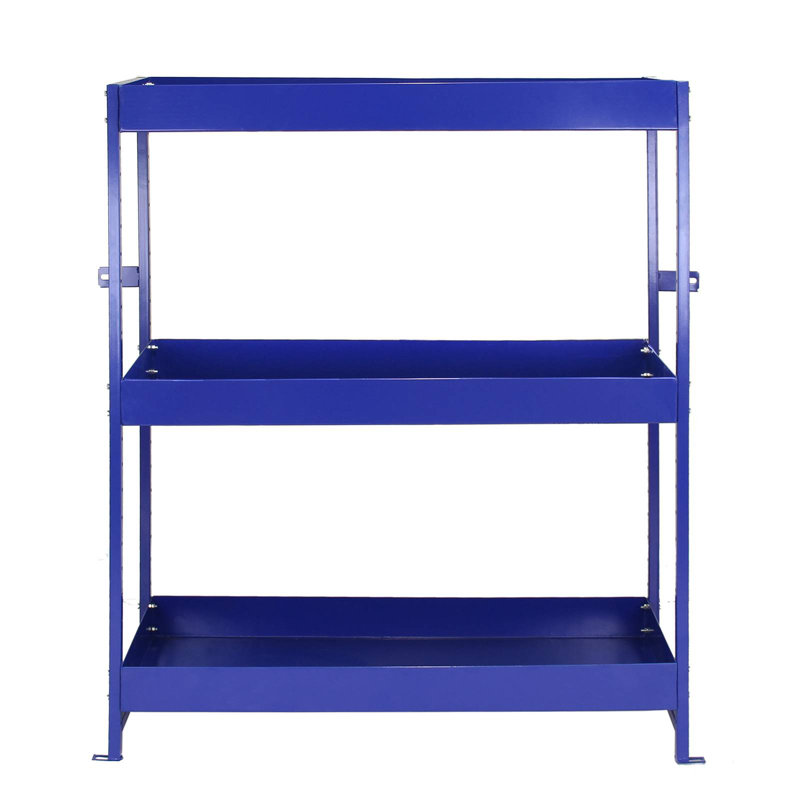 Castlewood 115cm W Steel Shelving Unit, Blue