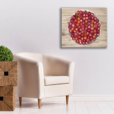  «Bowls Of Fruit 4» par Alicia Ludwig, art mural sur toile, 30 po x 26 po