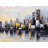 Industrial Braided Polyester Placemat - Abstract City Design