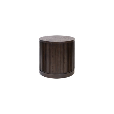Table de bout ronde Girdhari - brun