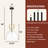 Southwest 1 - Light Matte Black/Gold Single Pendant-539006208